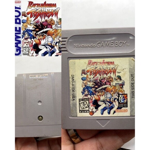 Battle Arena Toshinden (Nintendo Game Boy, 1996) Tested - Authentic Cartridge - Picture 1 of 3